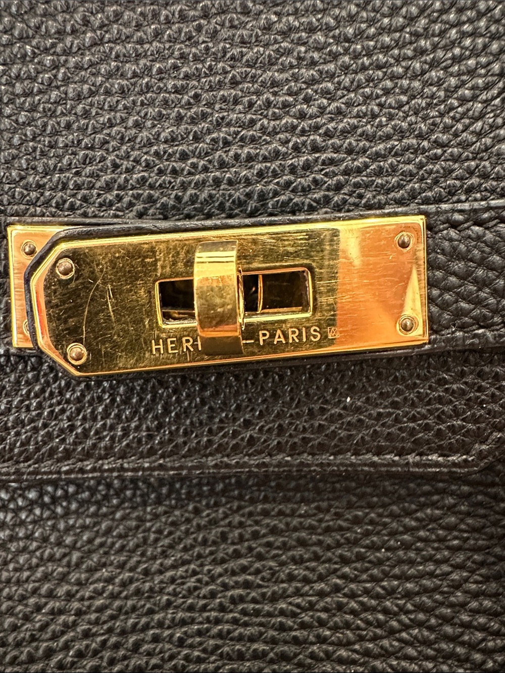 Hermes Birkin 35 Black with Gold Hardware - Picture 3 of 13